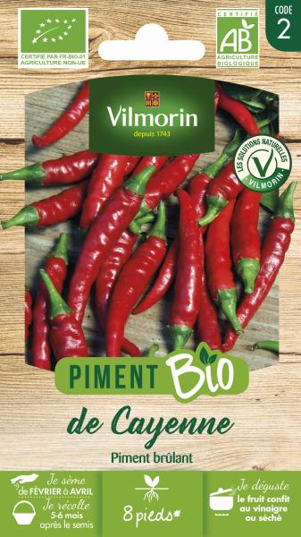 Potagères - Piment de Cayenne - BIO - PACKAGING_RECTO